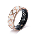 Smart Titanium Steel Ring – Waterproof Wellness Tracker