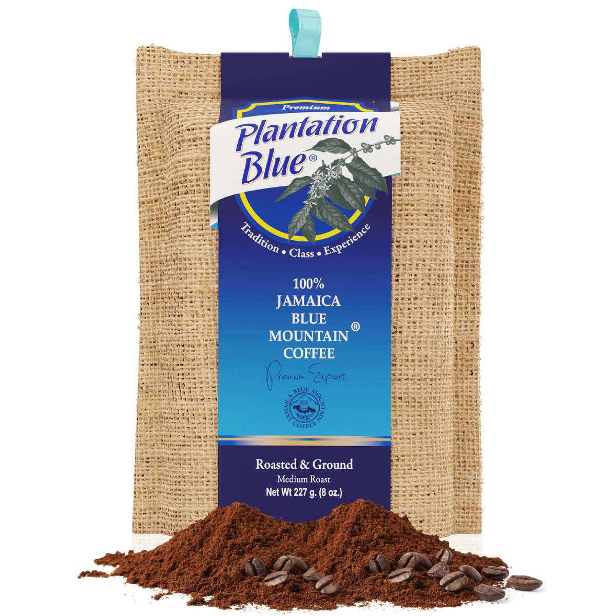 Jamaica Blue Mountain Coffee – Medium Roast, 8 oz Ground