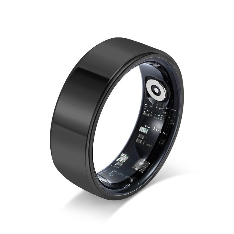 Smart Titanium Steel Ring – Waterproof Wellness Tracker