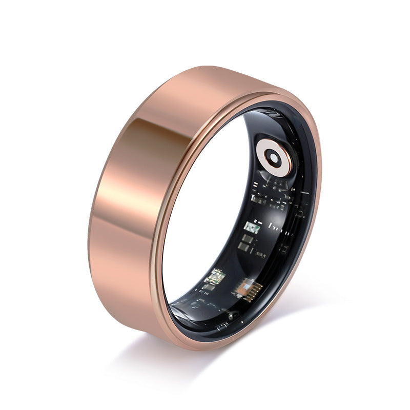 Smart Titanium Steel Ring – Waterproof Wellness Tracker