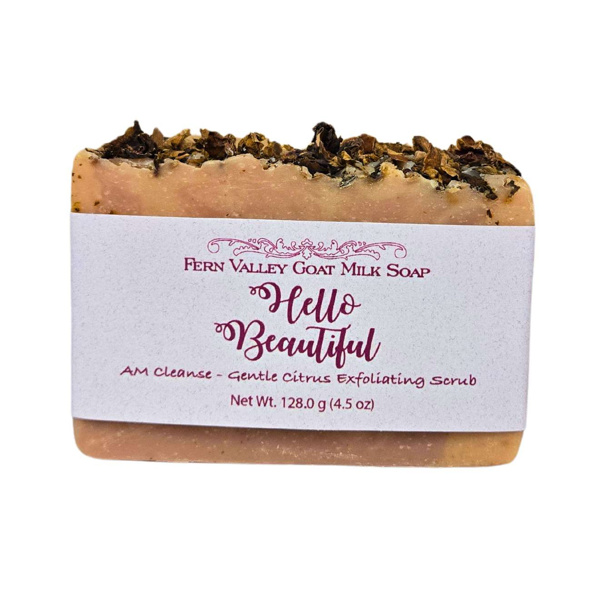 Hello Beautiful AM Cleanse – Goat Milk Exfoliating Soap