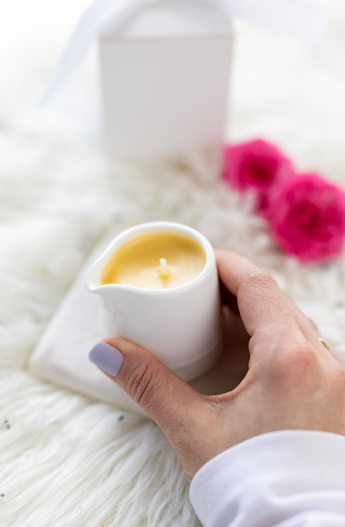 Soy Wax Massage Candle with Essential Oils