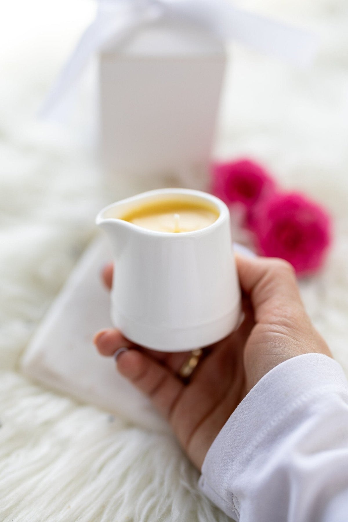 Soy Wax Massage Candle with Essential Oils