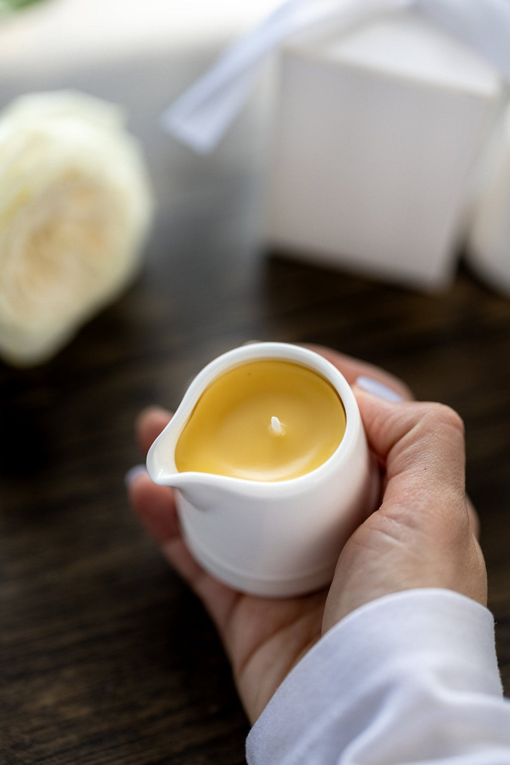 Soy Wax Massage Candle with Essential Oils
