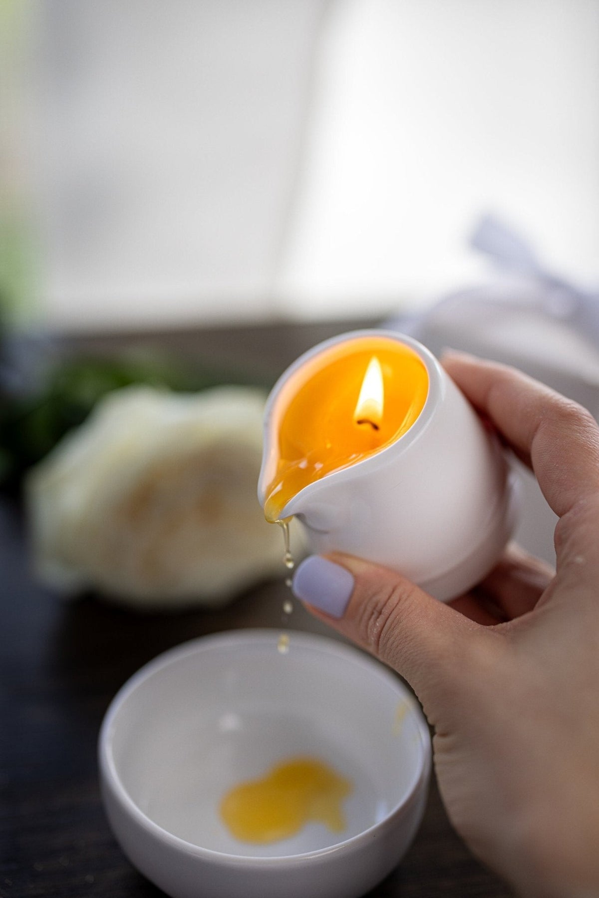 Soy Wax Massage Candle with Essential Oils